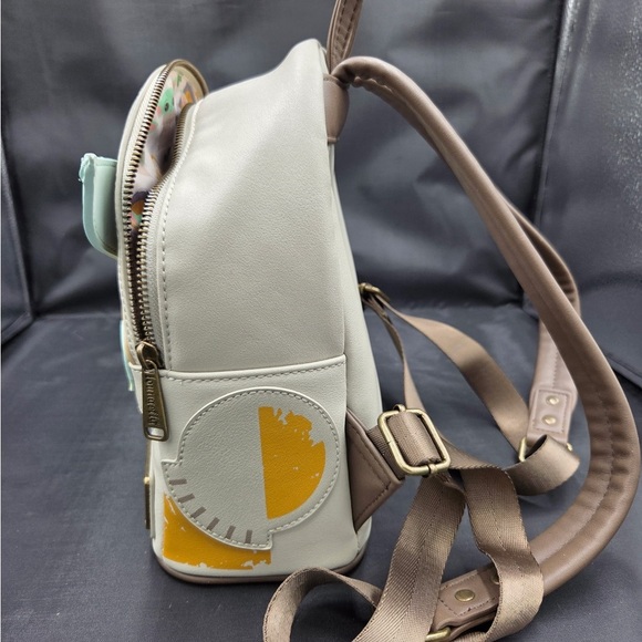 Loungefly Baby Yoda Kids Backpack - Mint and Beige - Picture 2 of 11